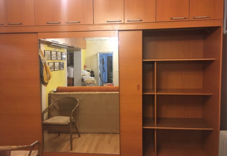 Dressing sifonier pal dormitor sufragerie maro cires cu oglinda