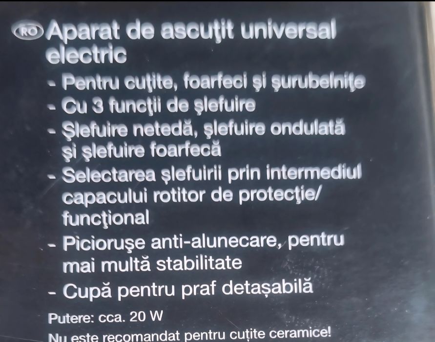 Aparat ascutit cuțite