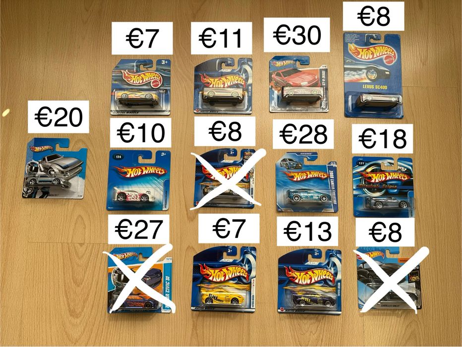 Hot Wheels - mainline BMW, Mercedes, Bentley, Lexus и др.