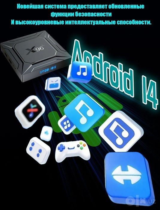 ‼️Смартбох X96M android14.Настройка тайёр.Бепул Каналла+Кинолар.ург