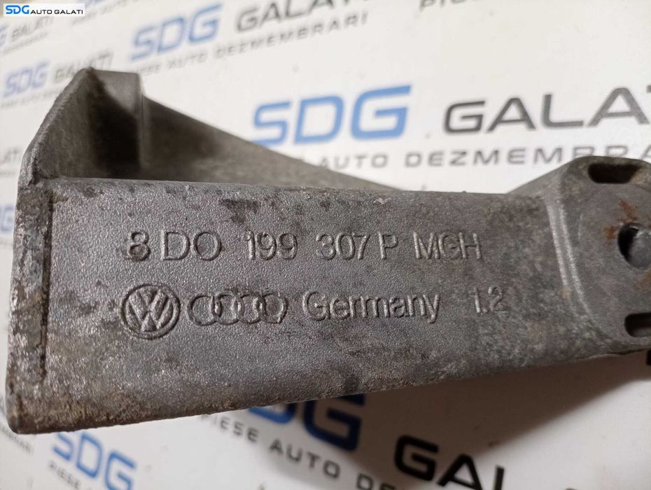 Suport Tampon Motor Stanga Audi A4 B5 1.8 TDI 1995 - 2000 Cod 8D0199307P [M5332]