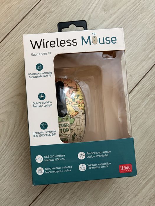 Mouse wireless nou, Legami, model travel