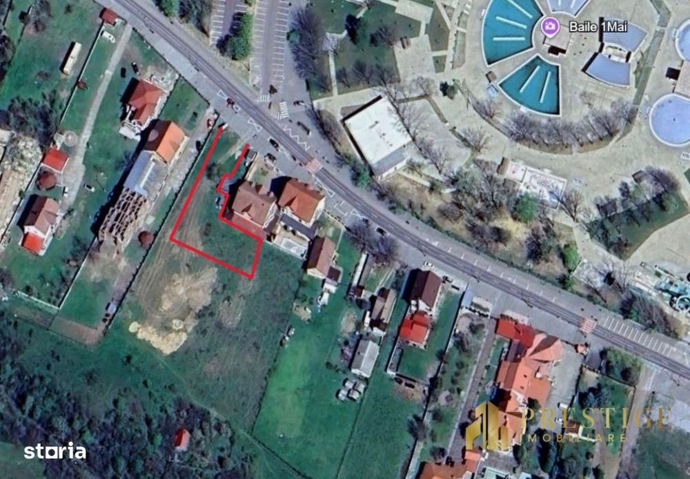 Teren intravilan de 1200 mp de vanzare in Baile 1 Mai - Bihor