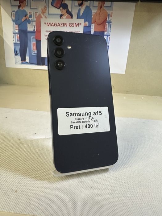 Samsung a15 / 128  gb / 100% baterie / Garantie