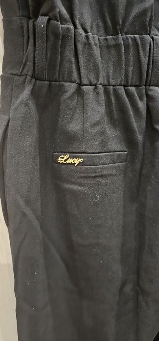 Черен гащеризон Lucy с етно мотиви