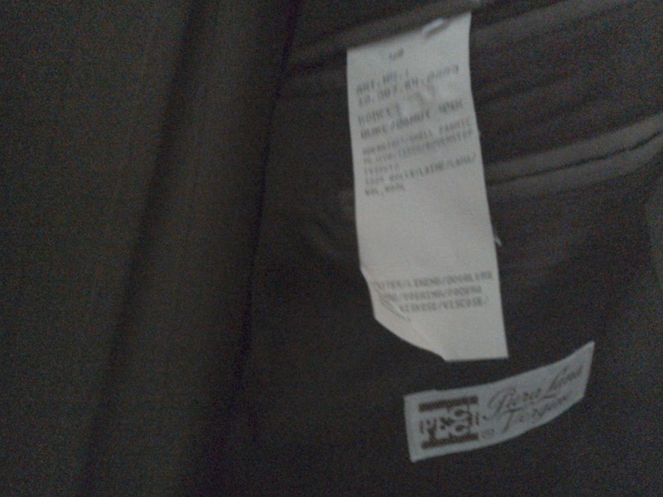 Costum bărbătesc S. Oliver, lână, NOU, în dungi discrete - mărime 48