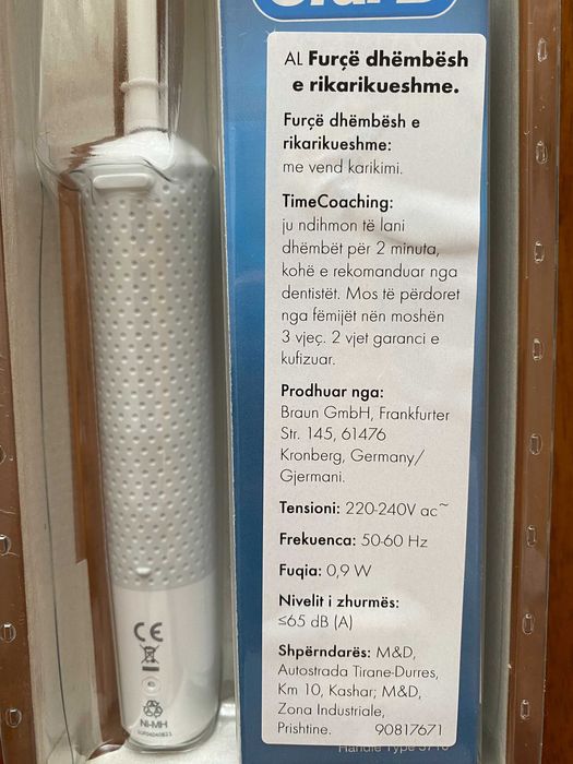 Oral-B  Vitality Sensi Ultra thin + travel case