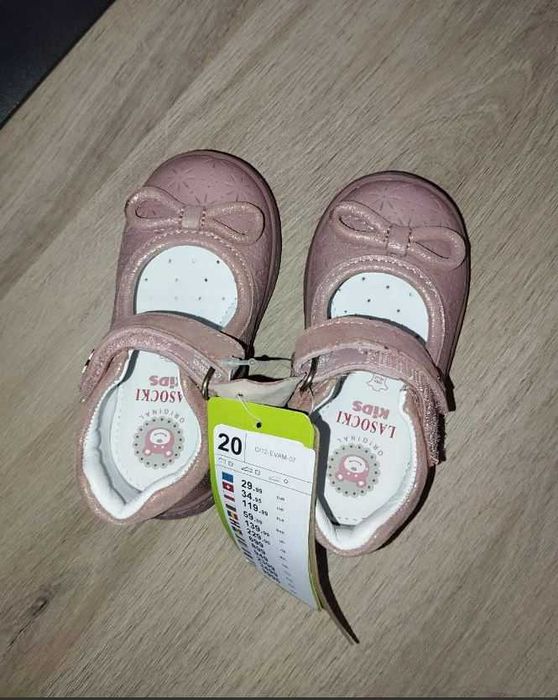 Бебешки обувки Lasocki Kids от естествена кожа за момиче, 20 номер