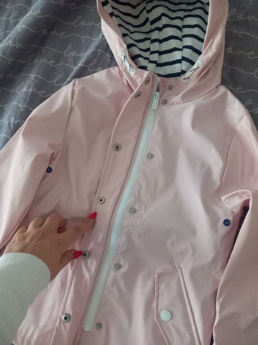 Розово яке (дъждобран) Okaidi за момиче 6г/116см