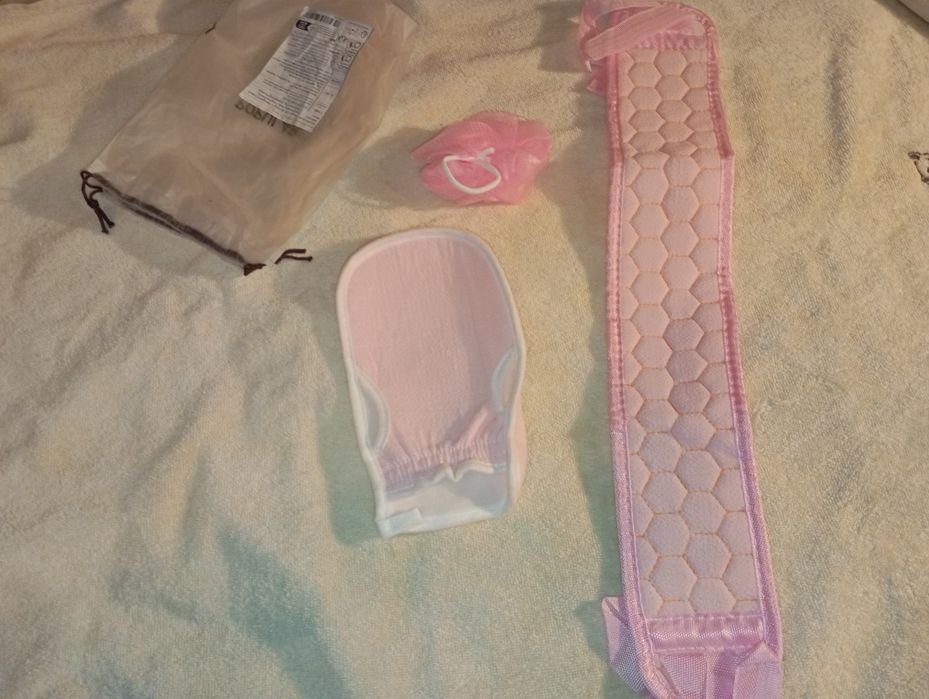 Набор мочалок для душа детям