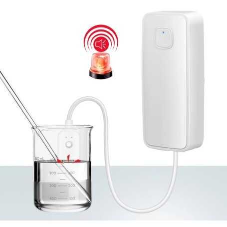 Senzor de inundatie smart WIFI,compat.Tuya,Google Home,Amazon Alexa