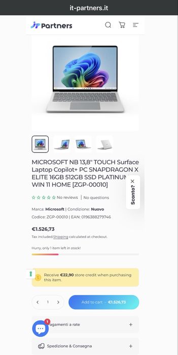 Microsoft Surface Laptop 7 13.8”  X Elite 16GB 512GB Nou Sigilat