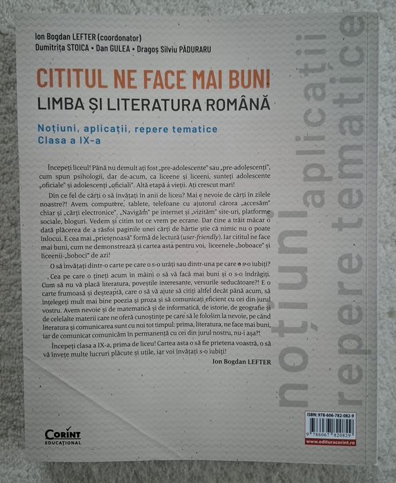 Limba și literatura română clasa a IX-a  Corint