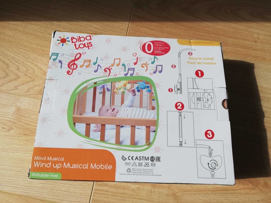 Въртележка за легло M-Toys - Sunny Day, Със звуци