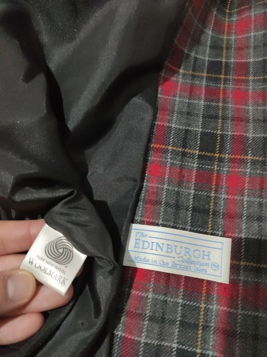 Sacou damă din lână fina scoțian Edinburgh mărimea L