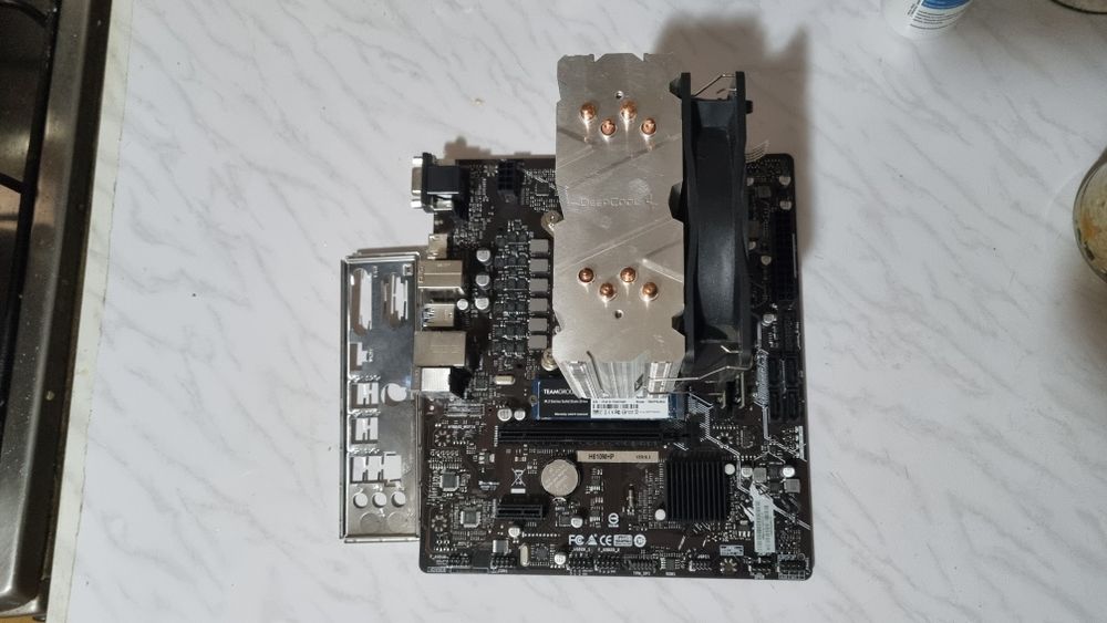 Комплект H610+i3 12100+башня deepcool