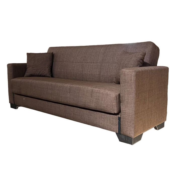 Кафяв диван клик-клак