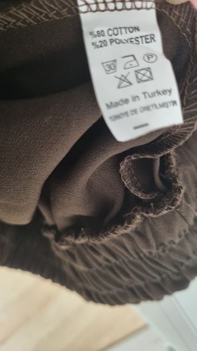 Pantalon evazat maro cafea xl