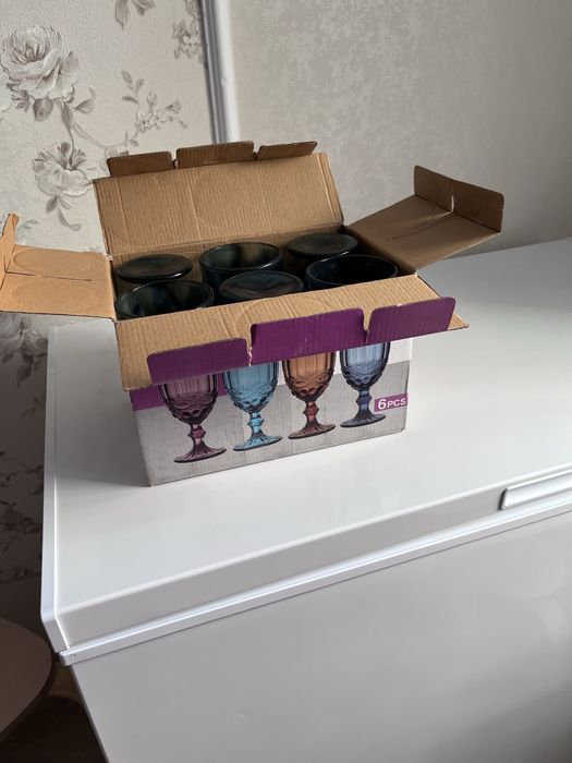 Граненные стаканы 6 шт