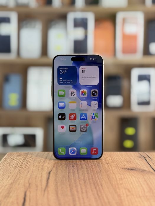 iPhone 15 Pro Max 512gb Natural Esim/Baterie93%/Garantie 12 LUNI @atsgsm.ro