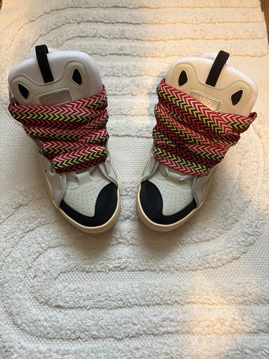 Lanvin Curb White Sneakers