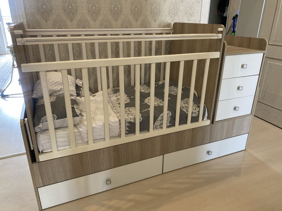 Манеж 3 в одном с матрасом и одеялом