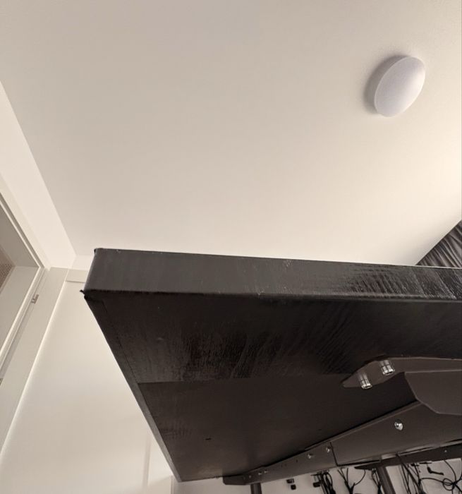 Birou Ikea Idasen negru/gri inchis 160x80 cm