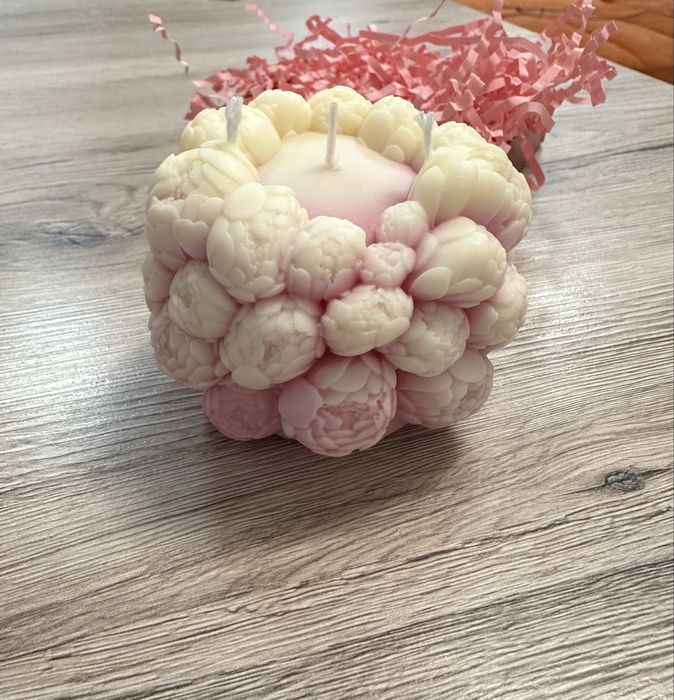 Lumânare parfumată florală - buchet de trandafiri