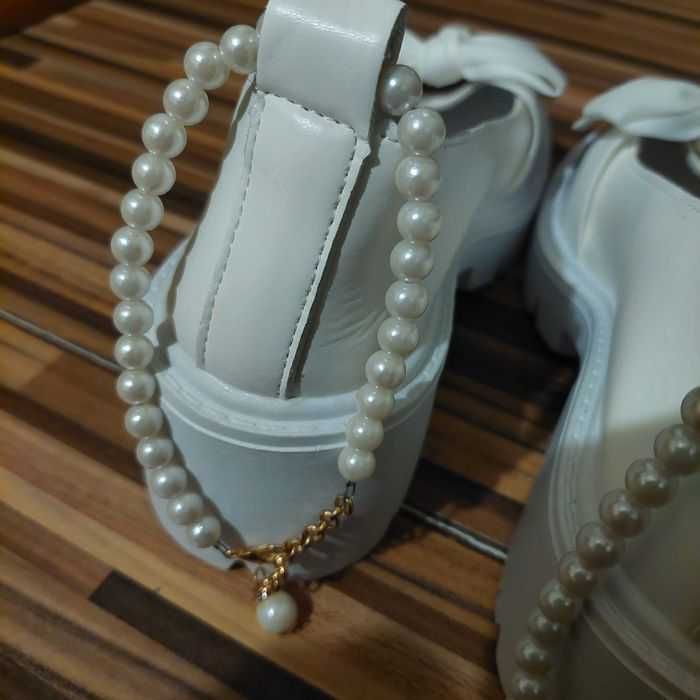 Pantofi trandy talpă înaltă Mary Jane