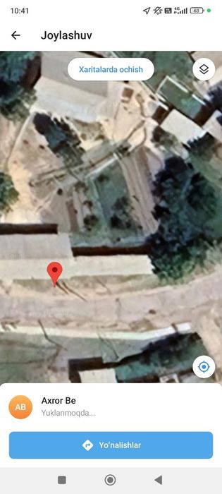 Oq tosh Yer sotladi 6 sotoxli dakumen bor