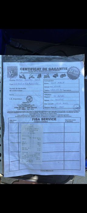 Vand Triciclu Sinoe PRO -produs nou , nouț 5km la bord pentru test