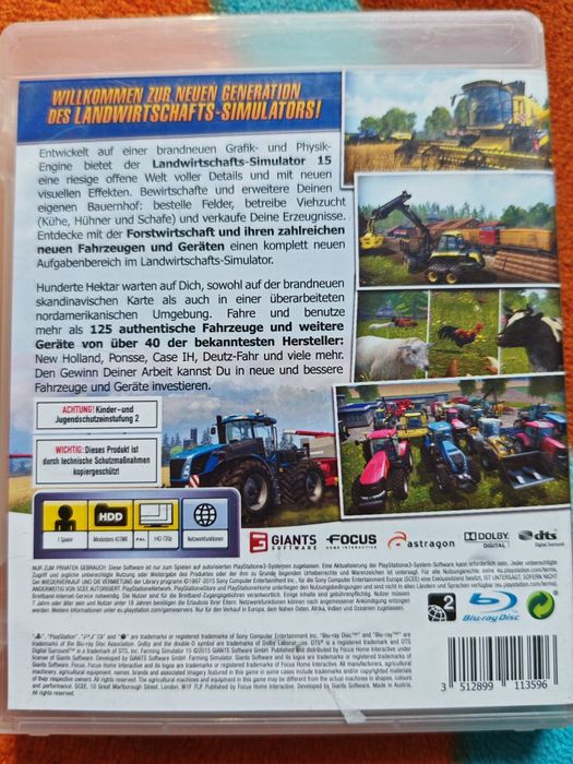 Farming simulator 15 PlayStation 3 sony