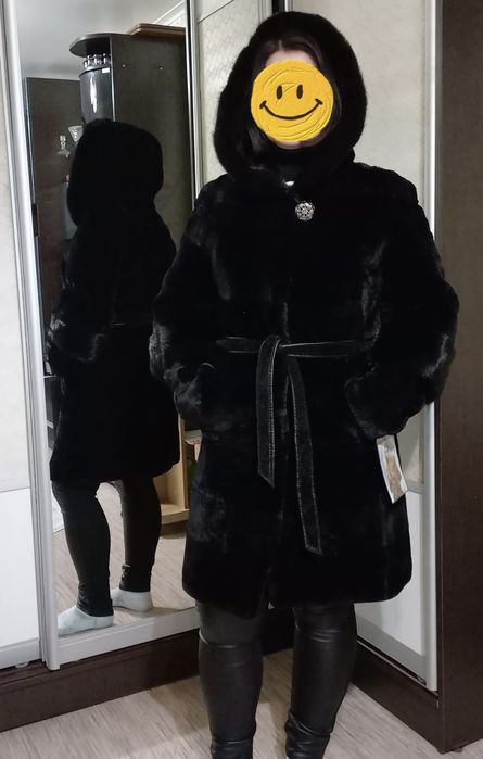 Шуба мутон женская