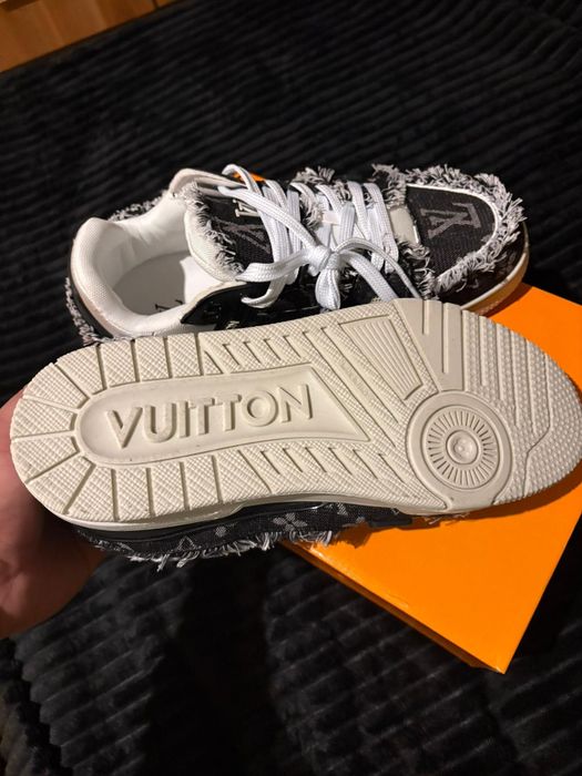 Vand Adidasi LV / Louis Vuitton Trainer Denim Black/Negri marimea 44