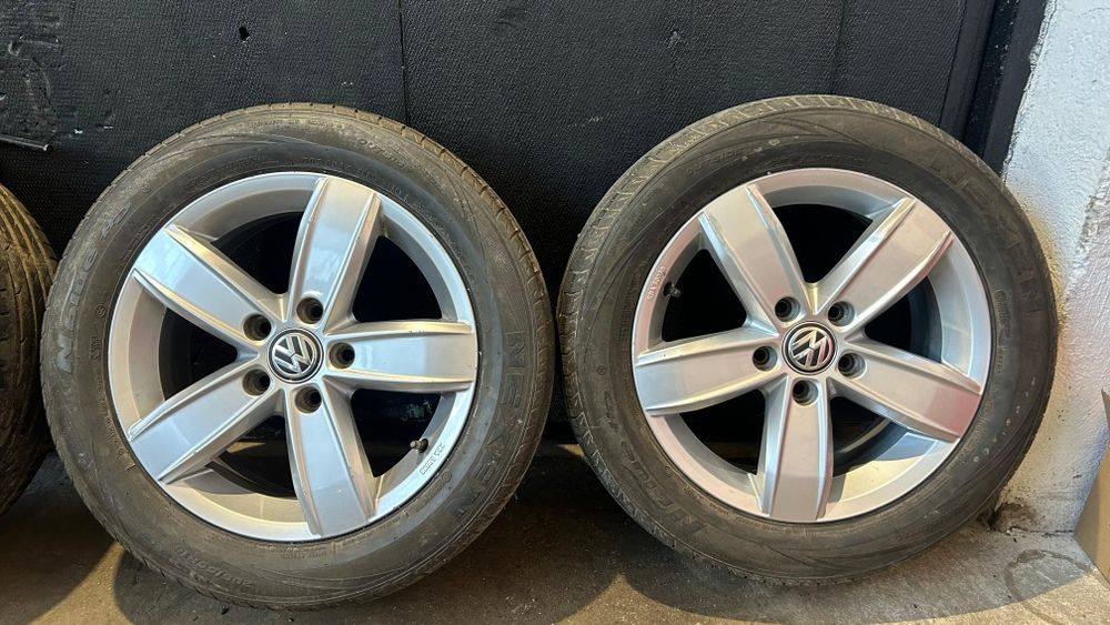Продавам джанти за VW 5x112 16цола,гуми NEXEN dot 2020