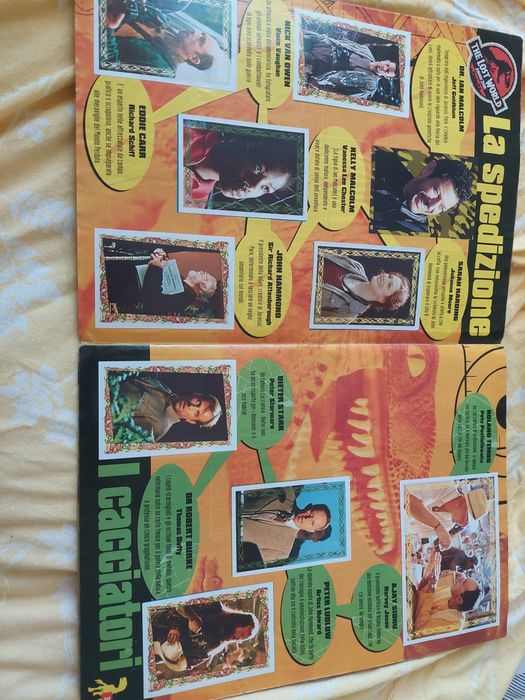Album merlin (nu panini) Jurassic Park anii 90