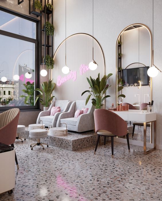 дизайнер интерьер салон красоты,  гўзаллик салони