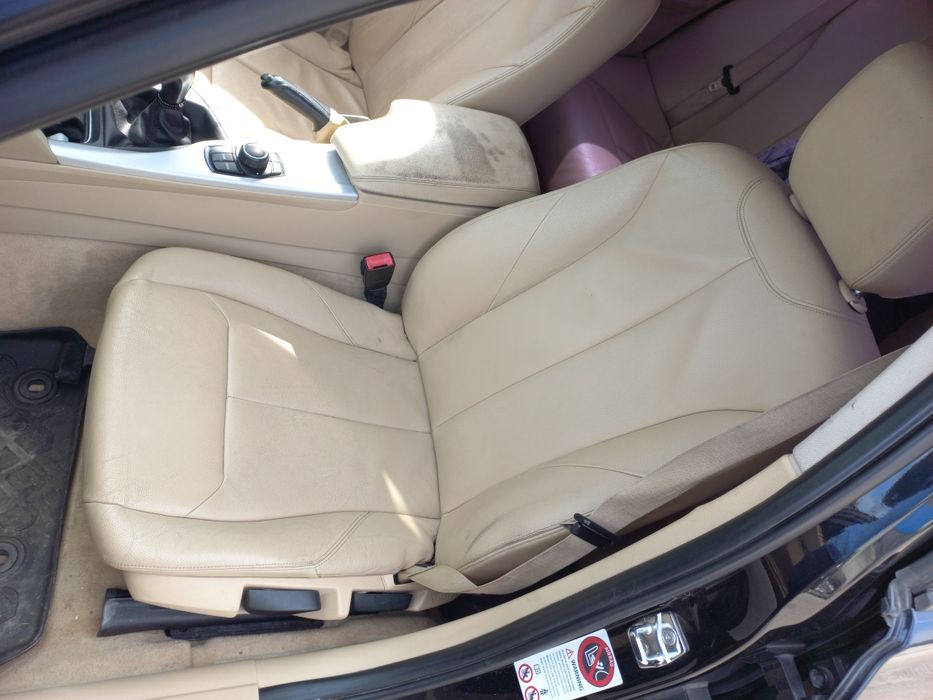 Interior piele crem bmw f30
