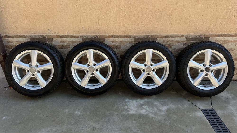 Джанти 16 5 x 112  + Зимни гуми 205/55/16 Good Year DOT : 2124