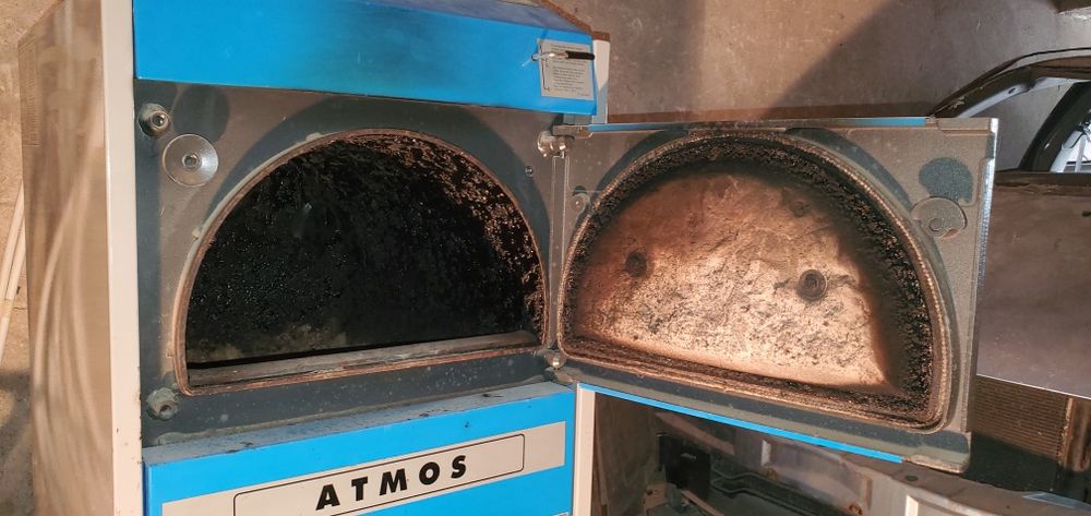 Стоманен пиролизен котел на дърва Atmos DC 25 S