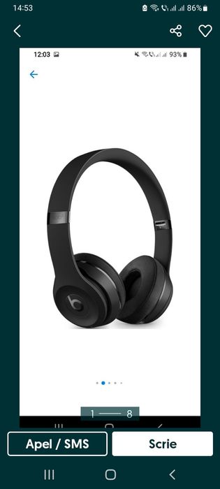 Căști audio Beats Solo 3,Black