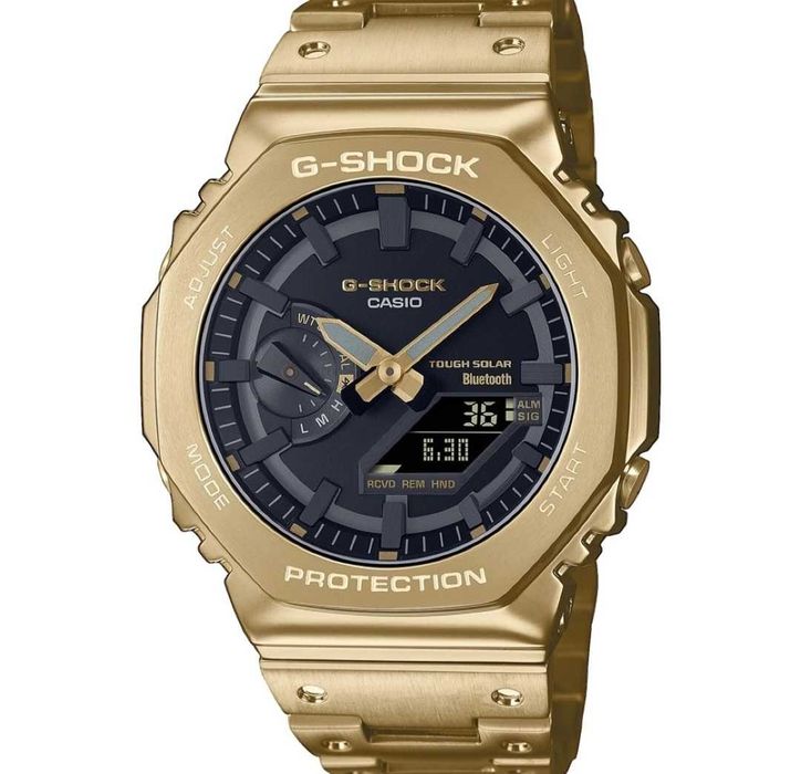 Ceas Sport Barbati  Casio g shock Full METAL gold GM B2100D Nou, Garantie 2 ani