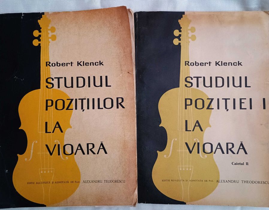 Studiul pozitiilor la vioara /Studiul pozitiei 1 la vioara-R.Klenck