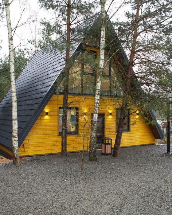 Proiectam și construim cabane A Frame din lemn