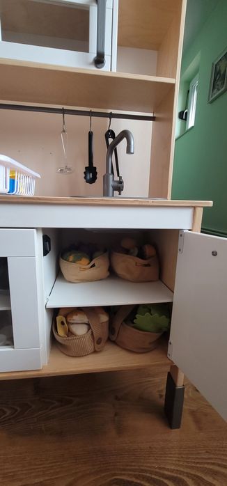 Bucătărie copii lemn Duktig Ikea + accesorii
