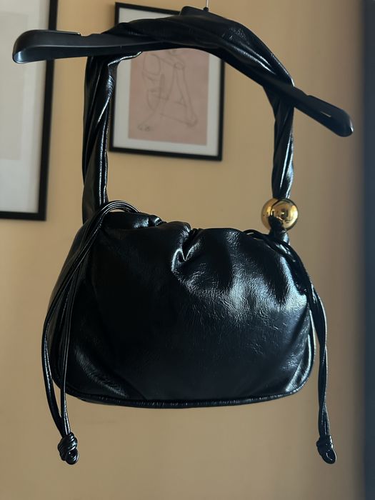 Черна чанта Зара, Zara - кожена чанта