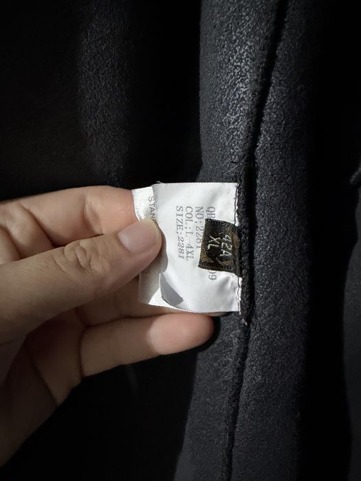 пальто тедди темно-синий