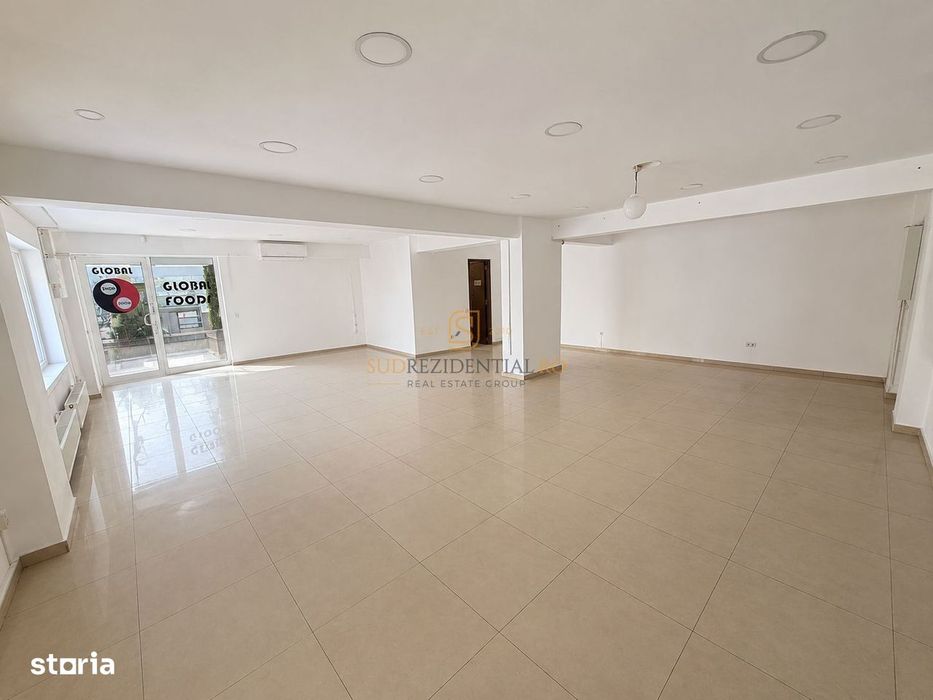 Spatiu comercial de inchiriat, 76 mp, vitrina stradala, Drumul Fermei