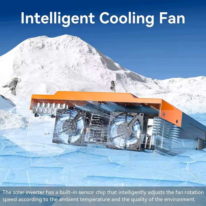 Invertor hybrid 3.2 KW PowMr 24V 40A MPPT, monofazic, OFF-GRID, UPS