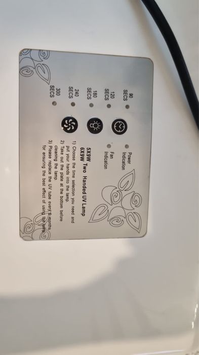 Lampa uv dubla, cu ventilatie
